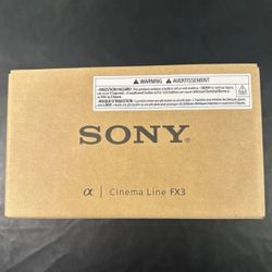 Sony FX3 cinema line full frame camera 