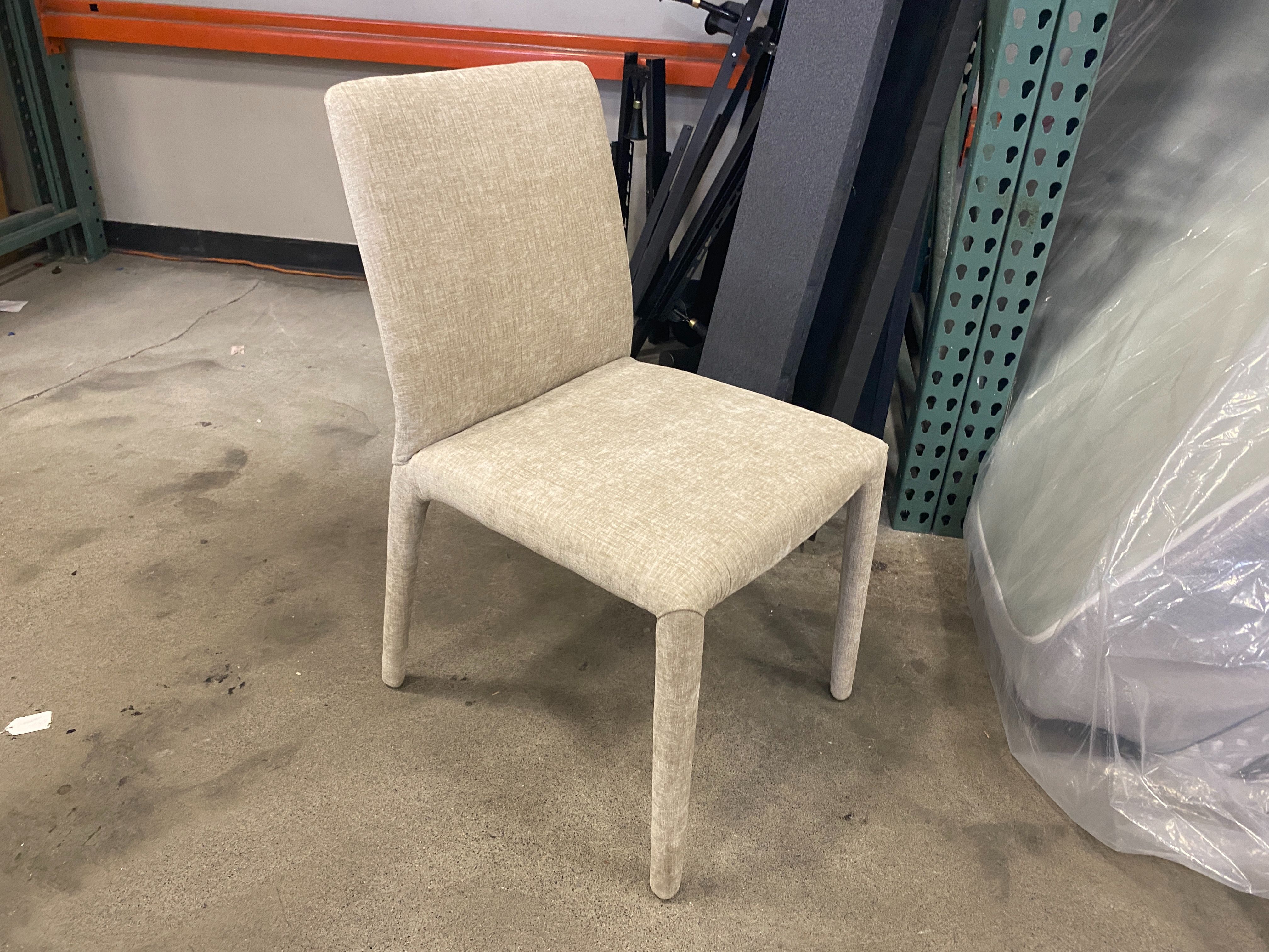 HOME DEPOT Cream Fabric Dining Chair