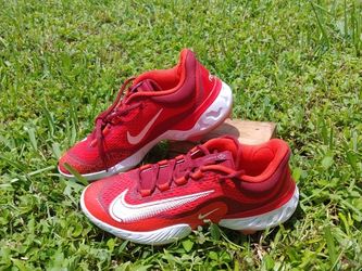 New Size 7 Nike Alpha Huarache Elite 4 Low DJ6521-616 Men's Baseball Cleats Red