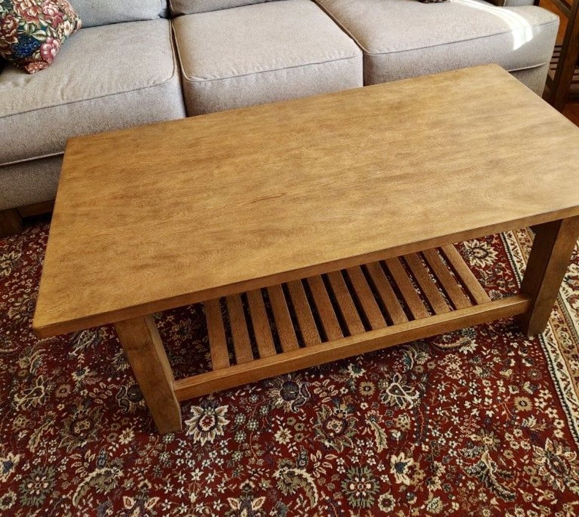 Ashley Furniture Coffee Table & 2 End Tables