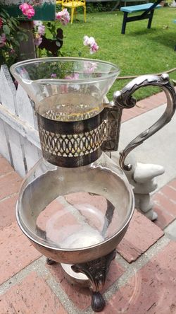 Silver and glass