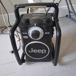 "Rugged Radio", a portable radio designed for durability and outdoor use. 