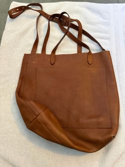 Madewell Brown Leather Tote Bag