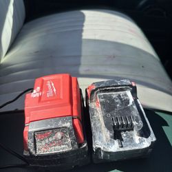2 Milwaukee Batteries