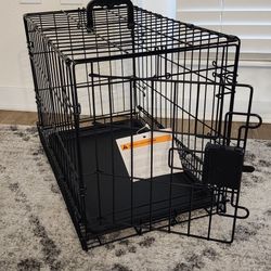 Foldable Dog metal Crate, single door 22 inch - BRAND NEW 