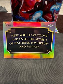 2025 Topps Disneyland 70th Anniversary Welcome Plaque EM-1