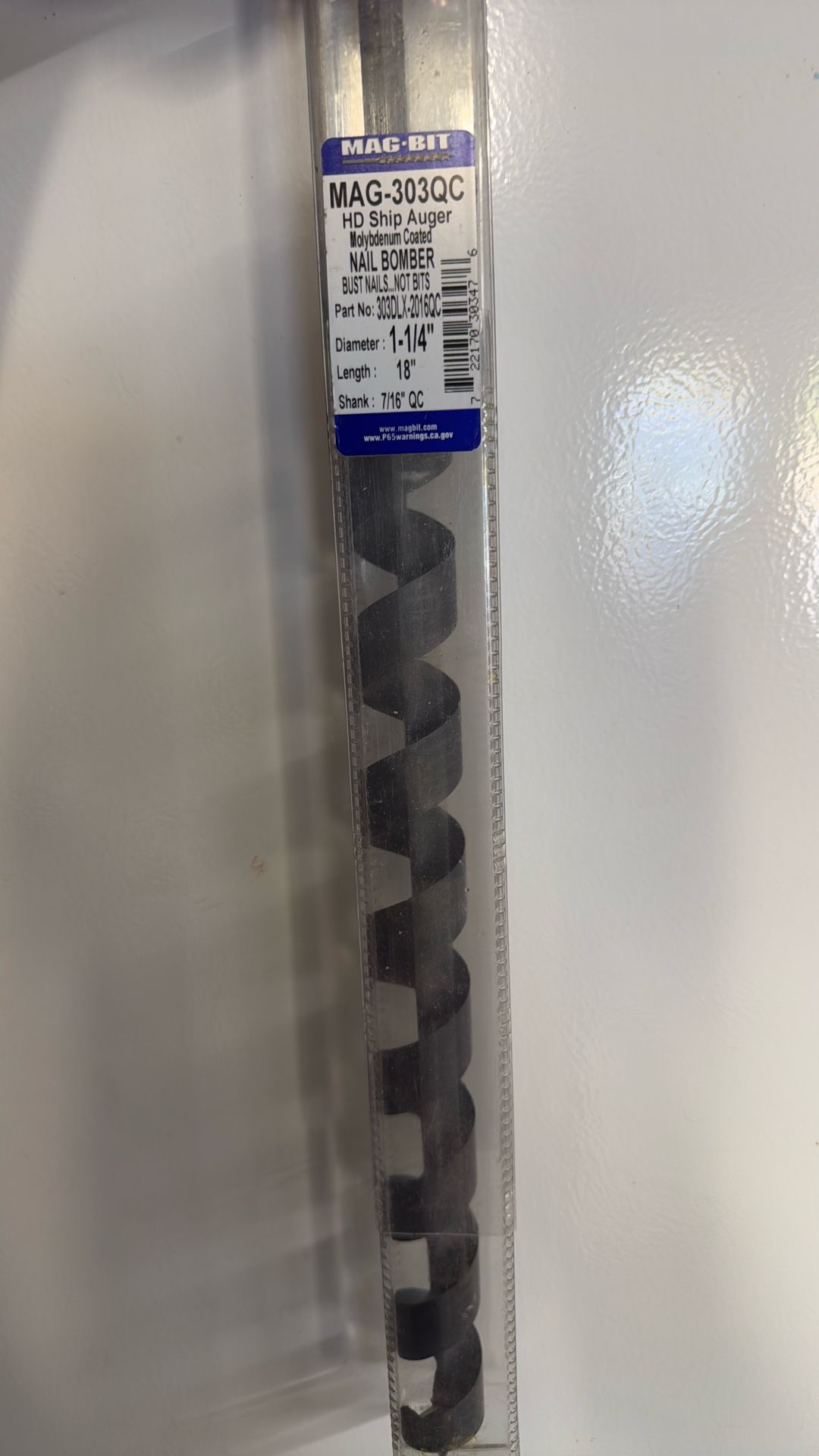 1 1/4” X 18” Drill Auger