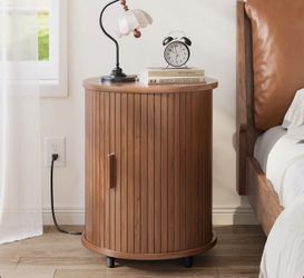 Leathia Fluted Round End Tables