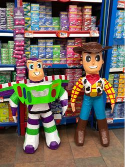 Buzz Light year and Woody Piñata