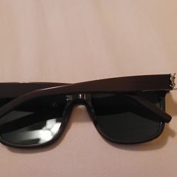 Burgundy Saint Laurent Sunglasses 