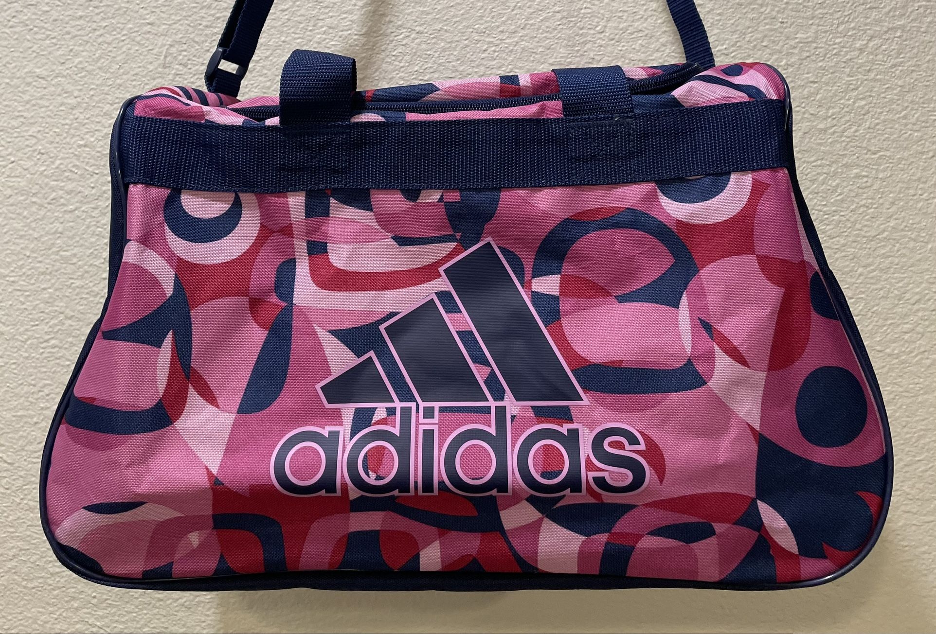 Adidas Small Duffle Gym Carryon Bag Multicolor Blue Purple Pink