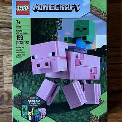 Lego Minecraft “BigFig Pig And Baby Zombie” 