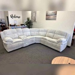 Extra comfortable Plush sectional recliner sofa
