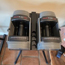 Powerblock Adjustable Dumbbells With Stand