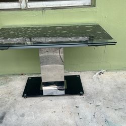 Glass Top Dining Table 