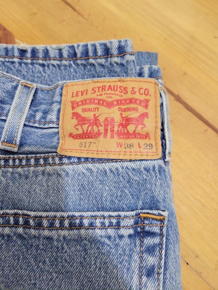 Levi 517, 3 Pair Never Worn .38-29 ,,all For 20$