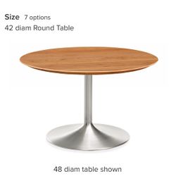 Room And Board Aria Table 42 Inches 