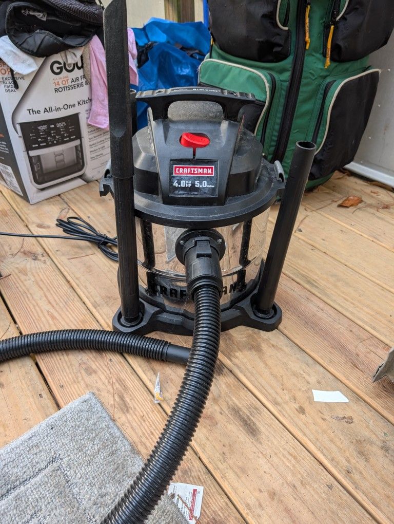 Craftsman 5 Gallon 4.0 Horsepower Wet Dry Shop-Vac