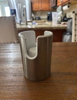 Mouthwash cup holder