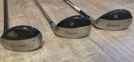 TaylorMade Rescue Mid Hybrid Golf Clubs Set of 3