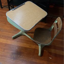 1950s Kids School Desk