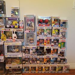 Funko Pop Lot, Anime, Marvel, DC, Pokemon, One Piece, AOT