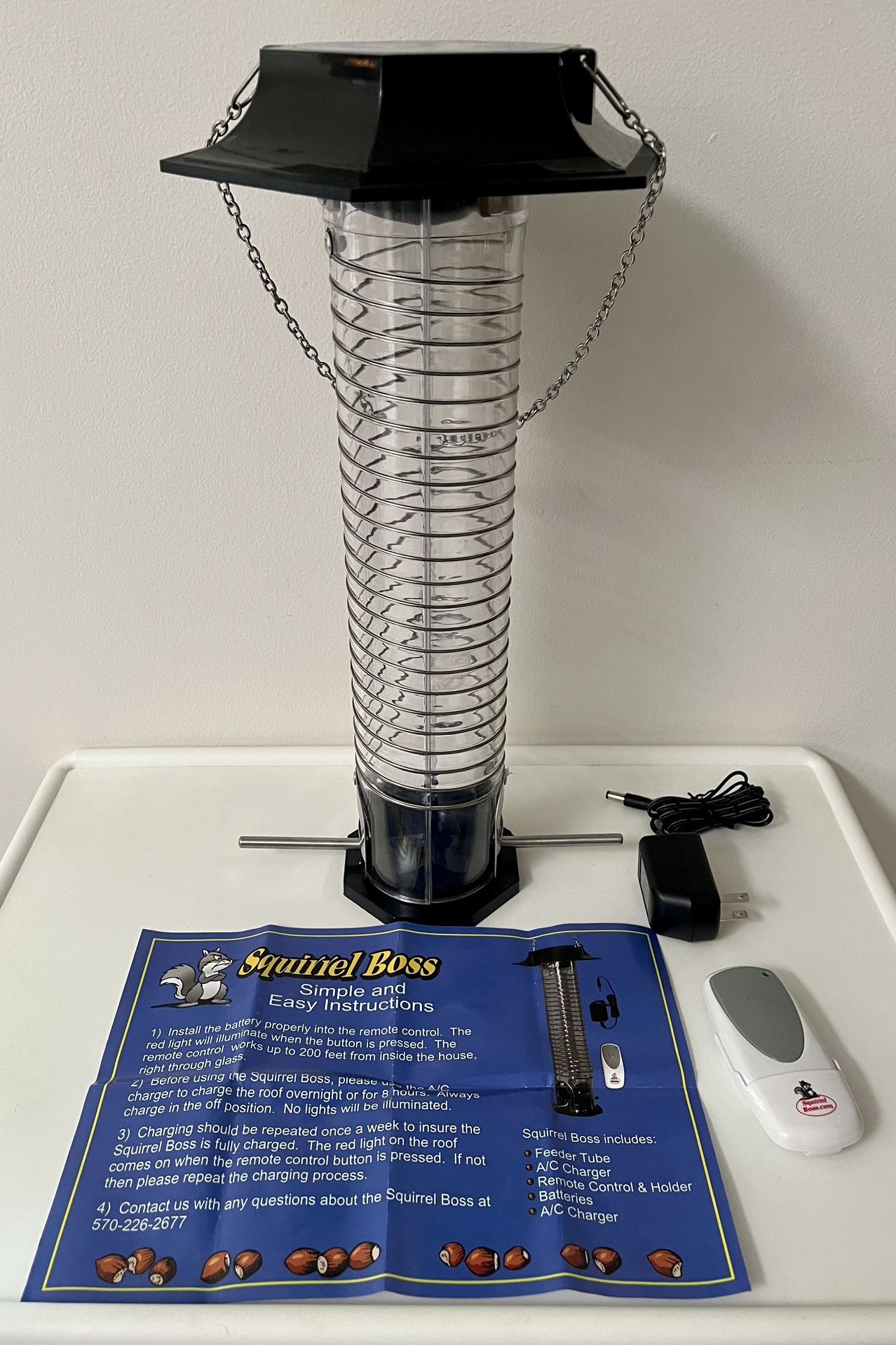 Squirrel Boss Bird Feeder (NEW)