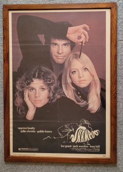 Shampoo (1975) Framed Movie Poster ā Warren Beatty Goldie Hawn ā 29.75 x 41.75