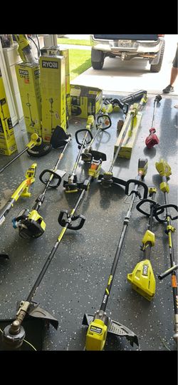 Ryobi 18v and 40v weed eaters