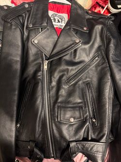 Classic Motorcycle Leather Jacket *Brand New* “Size 42”