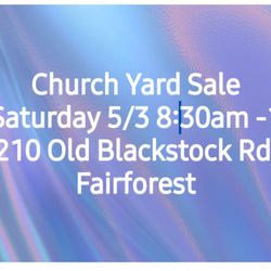 Church Yard Sale