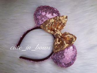 Minnie sequin ears
