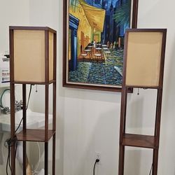 Beutiful Wood Lamps Antique