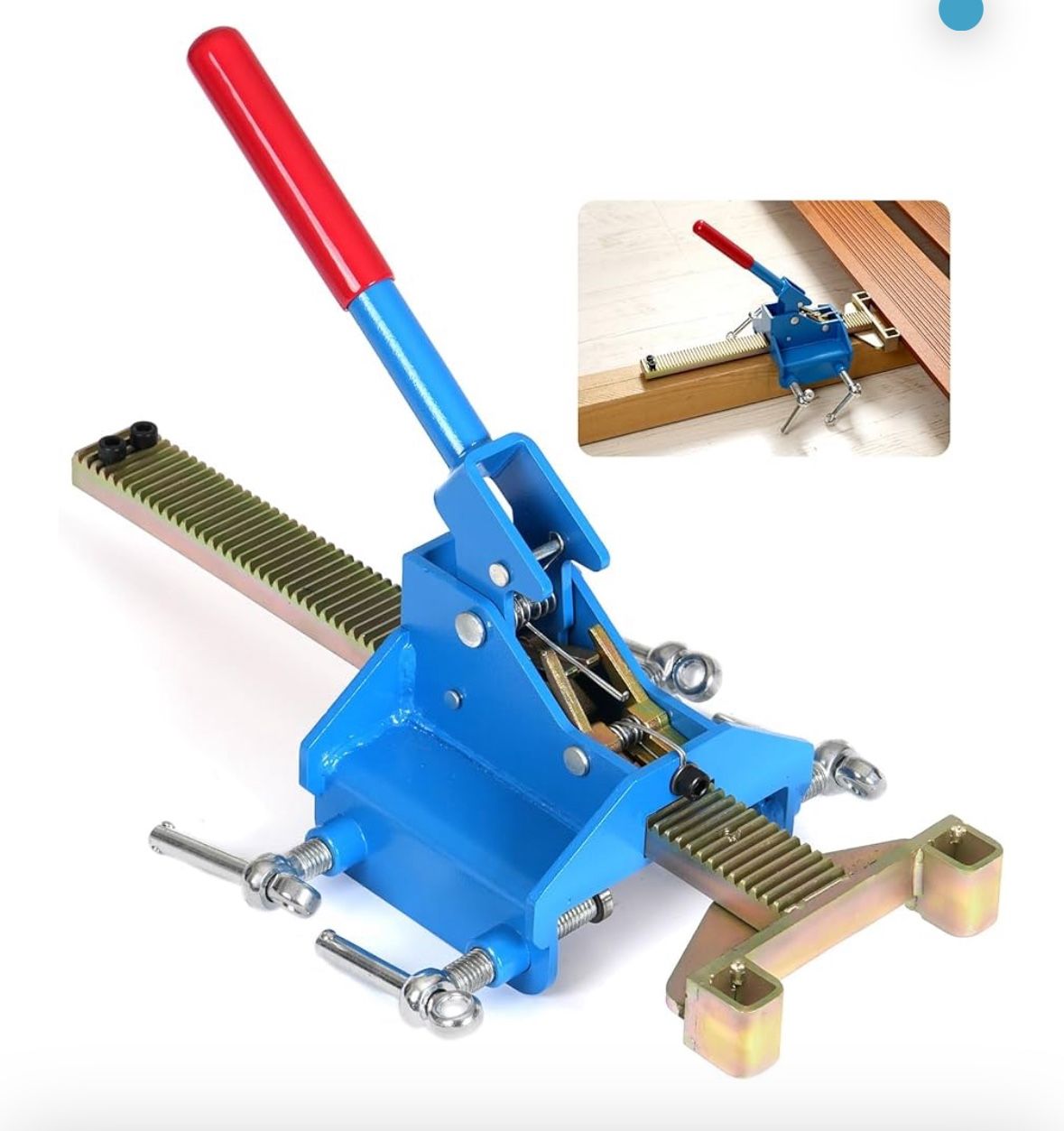 Lever Deck Board Straightening Tool - Deck Tools for Straightening and Locking Boards to Tighten up The Gaps