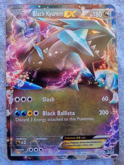 Pokémon Black Kyurem EX Ultra Rare Plasma Storm