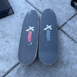 Two Small Skateboards 