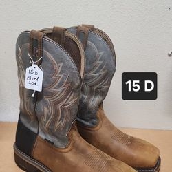Ariat Work Boot Size 15 D STEEL SQUARE TOE 