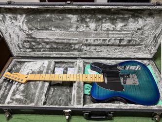 Fender 75th anniversary telecaster special edition blue burst Maple electric guitar