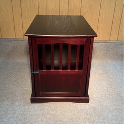 Pet Crate/Dog Kennel End Table