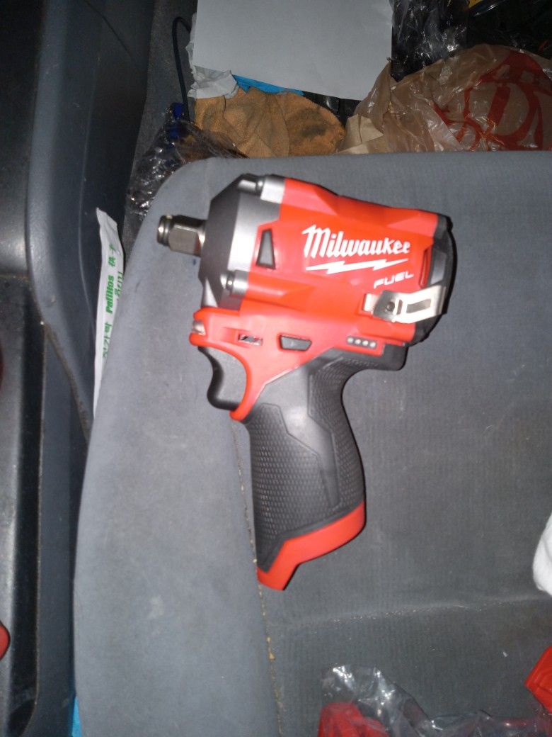 New Milwaukee M12 Half Inch Stubby Impact Tool Only