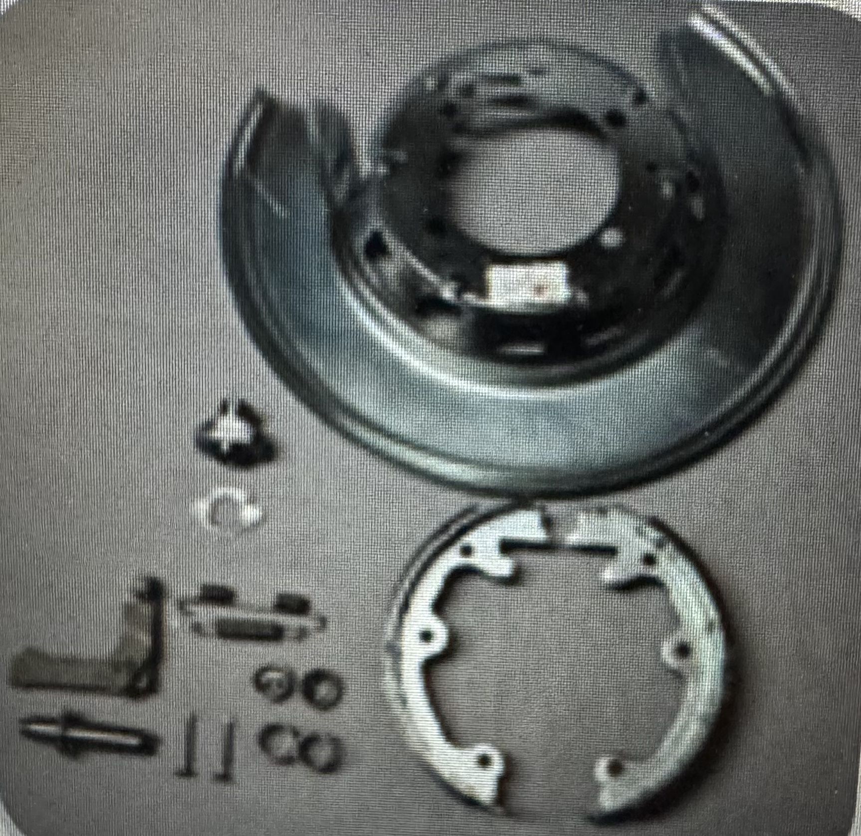 Corvette Caliper Mounting Bracket And Parking Brake Assembly