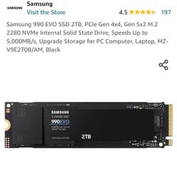 Samsung 990 EVO SSD 2tb