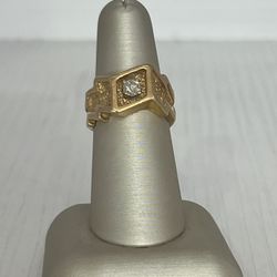 Diamond Lighting Bolt Pinky Ring 