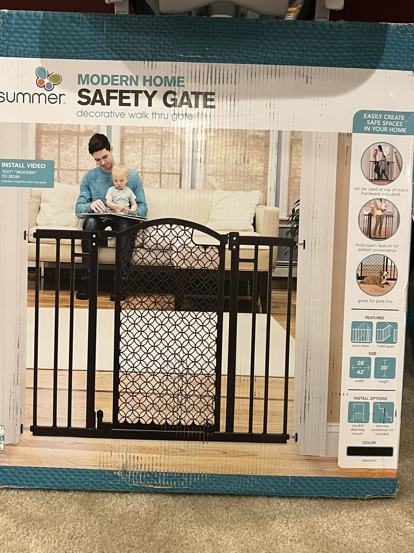 Modern Home Safety Gate