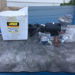 BRAND NEW NEVER USED JEGS ELECTRIC VACUUM PUMP KIT PART NUMBER 63016-CARS WITH BIG MOTORS AND BIG CAM SHAFT $100.00