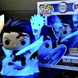 Demon Slayer: Tanjiro Glow Dragon Funko Pop! Exclusive