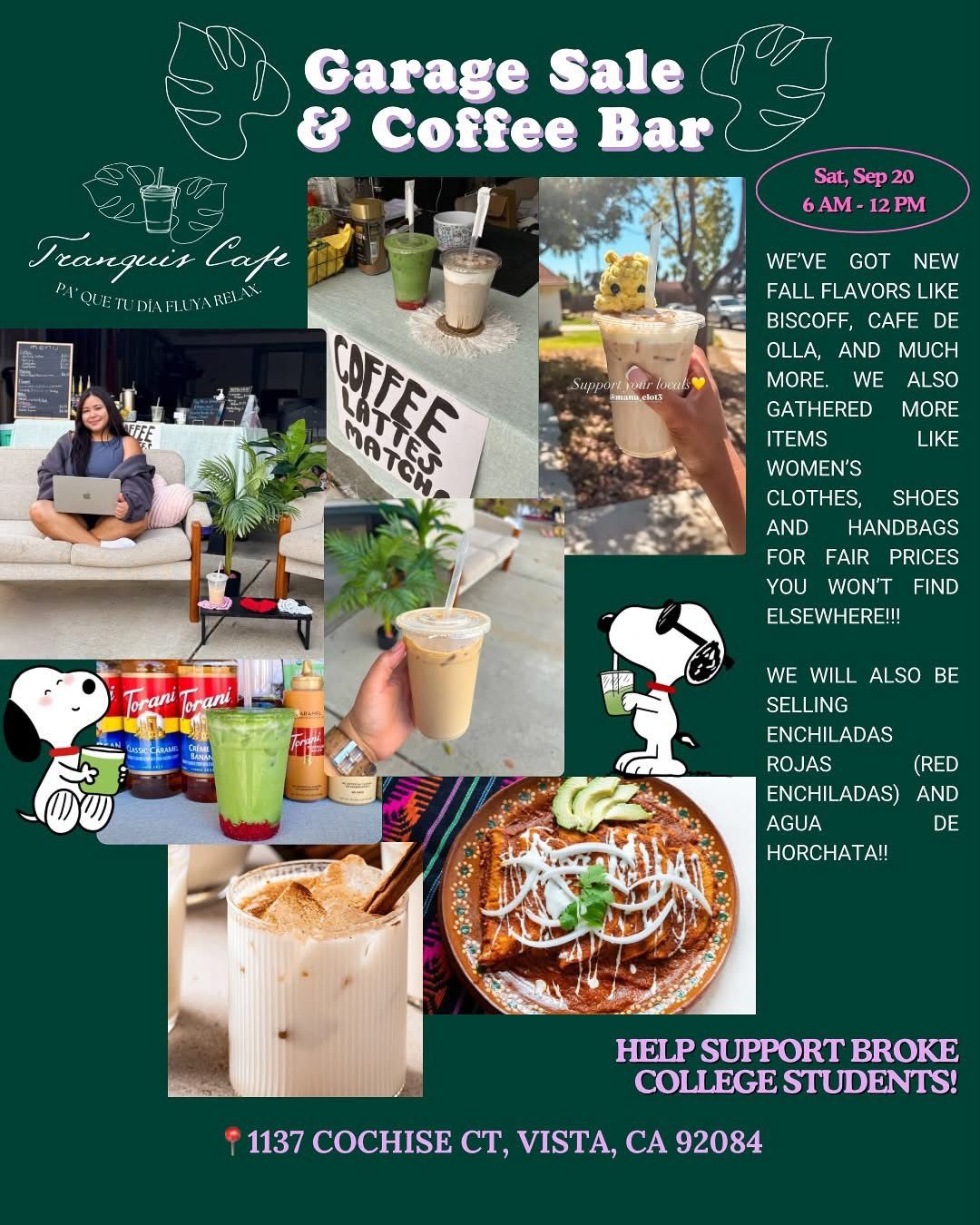 GARAGE SALE 9/20 SABADO
