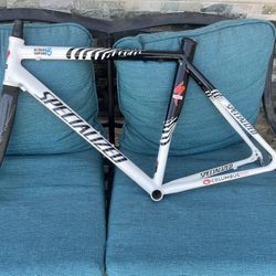  Specialized S-Works E5 Mario Cipollini Aqua & Sapone Zebra Frame 