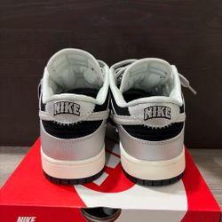 Nike Dunk Low Black Silver Sneakers