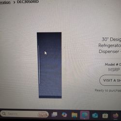 Sub Zero 36" All Refrigerator panel Ready
